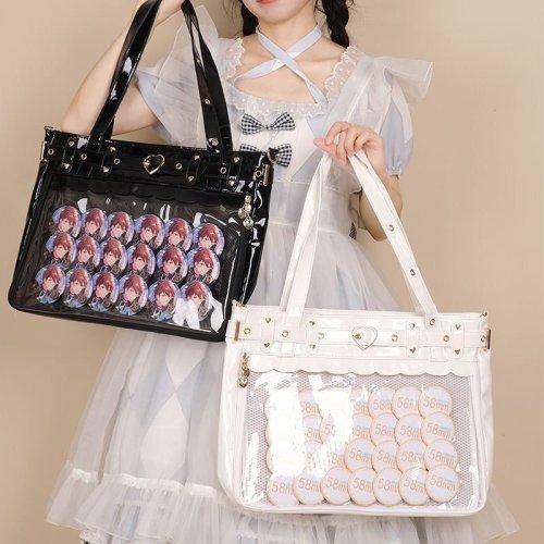 Afbeelding van Stijlvolle Transparante Crossbody Tas voor Meisjes