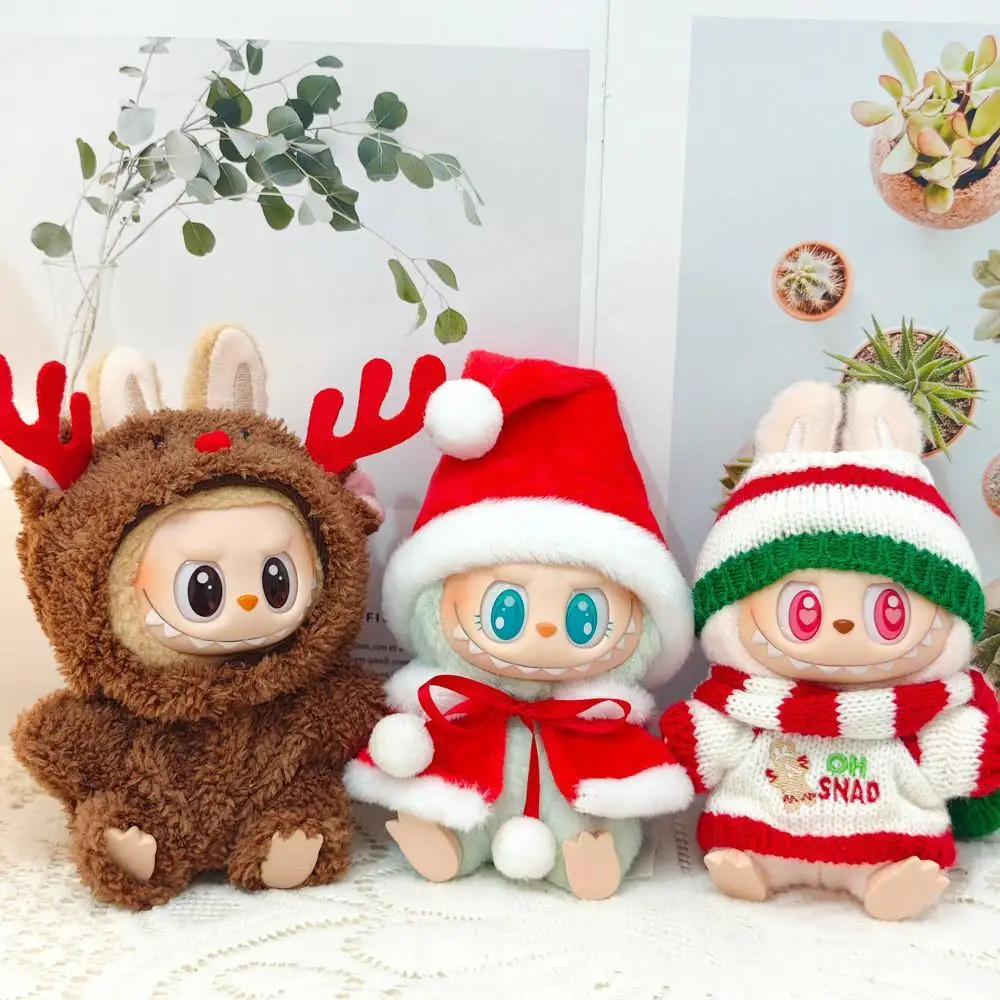 Tenues Miniatures pour Poupée Labubu - Vêtements de Noël & Accessoires