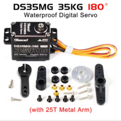 Image de Servo RC 35kg Étanche - Aluminium & Acier Inoxydable