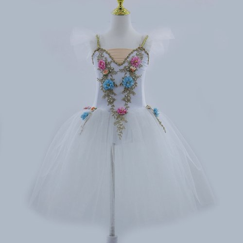 Immagine di Abito da Balletto Professionale per Donne, Ragazze e Bambini - Tutu Classico da Ballerina per Performance e Danza, Stile Lago dei Cigni