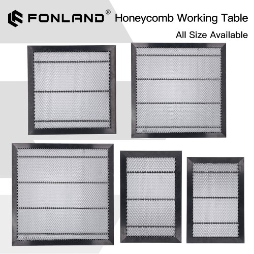 Afbeelding van Snelle Lasergravure Tafel met Honingraatwerk - 7,5 mm voor CO2 Machine
