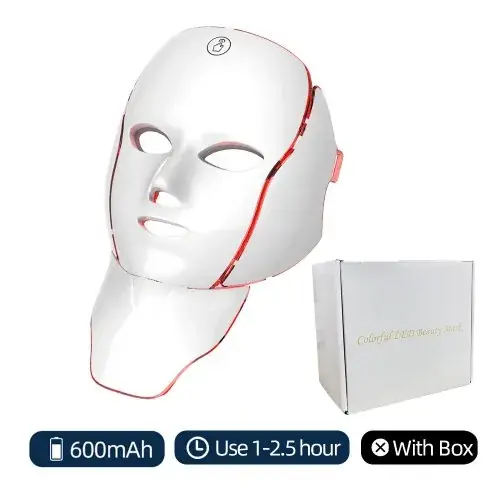 Image de Masque LED Anti-Âge 7 Couleurs - Soins Visage & Cou