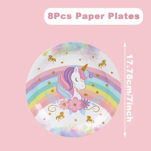 7inch papel platos