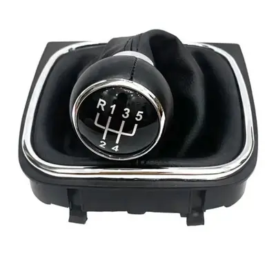 Image de Pommeau de Levier de Vitesse en Cuir pour VW Golf & Jetta