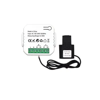 Image de Compteur d'énergie Zigbee 1-2 canaux avec pince courant