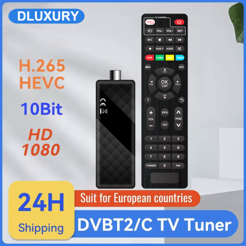 Afbeelding van Luxe U3Mini DVB-T2/DVB-C Digitale TV Decoder met HD Kwaliteit en Gratis TV Kanalen, 7-Daagse EPG, TV Tuner voor Spanje, Frankrijk, Italië, Columbia en Meer