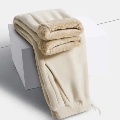 Image de Pantalon oversize chaud hiver 2026 unisexe doublé polaire
