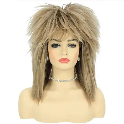 Image de Perruque Blonde Rocker 80's - Style Glam Punk