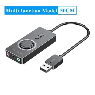 Image de Adaptateur USB Audio 3.5mm - Écouteurs & Micro pour MacBook, PC, PS4