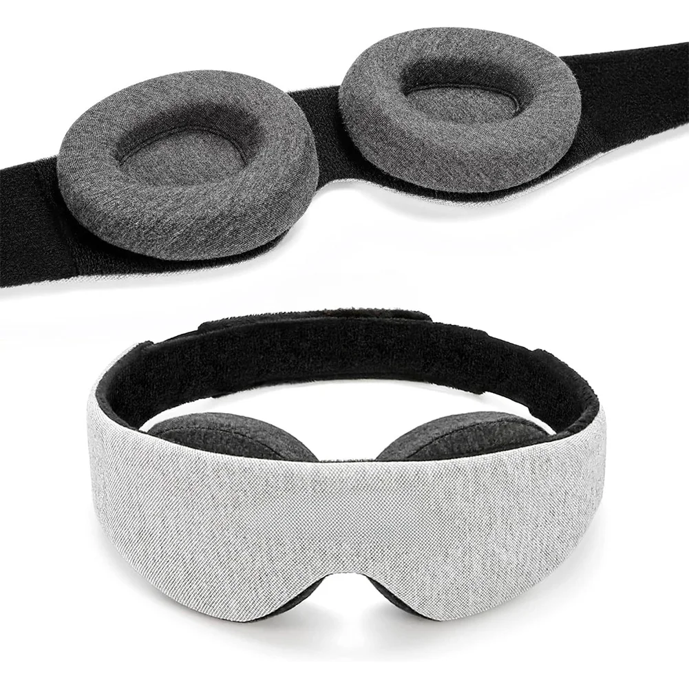 Bild von Natürliche 3D-Schlafmaske aus Memory-Schaum – Atmungsaktive Augenklappe für tiefen Schlaf und Entspannung bei Reisen, für Damen und Herren