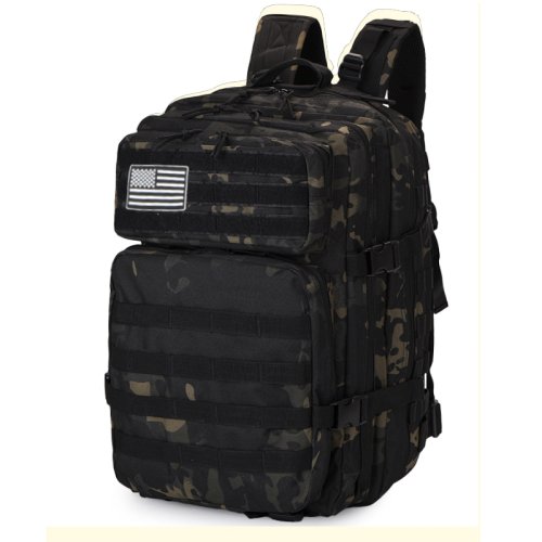Image of Durable 25L & 50L Tactical Molle Backpack – Versatile Outdoor Gear for Hiking, Camping, Hunting, Fishing, Trekking, and Gym Use