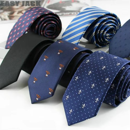 Afbeelding van Nieuwe 6 cm Gestreepte Dot Stropdas Business Casual Zijde Luxe Heren Stropdassen Bruiloft Stropdas Formele Slanke Smalle Jurk Stropdas