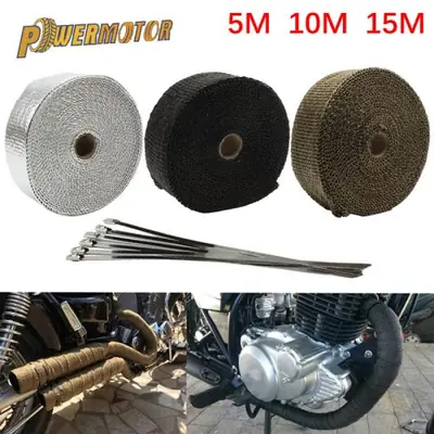 Image de Bande Thermique Échappement Moto - Silencieux & Protection