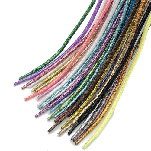 Image de Lacets Arc-en-Ciel Métalliques Brillants