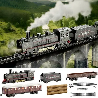 Image de Train Électrique Rétro pour Enfants - Jouet Classique