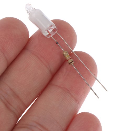 Afbeelding van Hoge kwaliteit 10 stuks mini neonlampen 6-13mm met weerstand, 220V, rood, blauw en groen - ideale indicatorverlichting voor diverse toepassingen