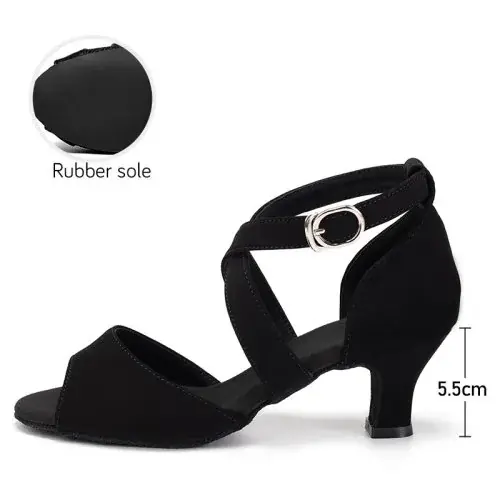 Zwart 5.5CM rubber
