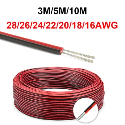 Image de Câble Plat 12V 2 Broches - Connexion LED Auto & Éclairage