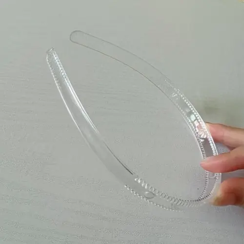 Image de Bandeaux Transparentes 8mm, 12mm, 20mm - Accessoires de Cheveux pour Bricolage