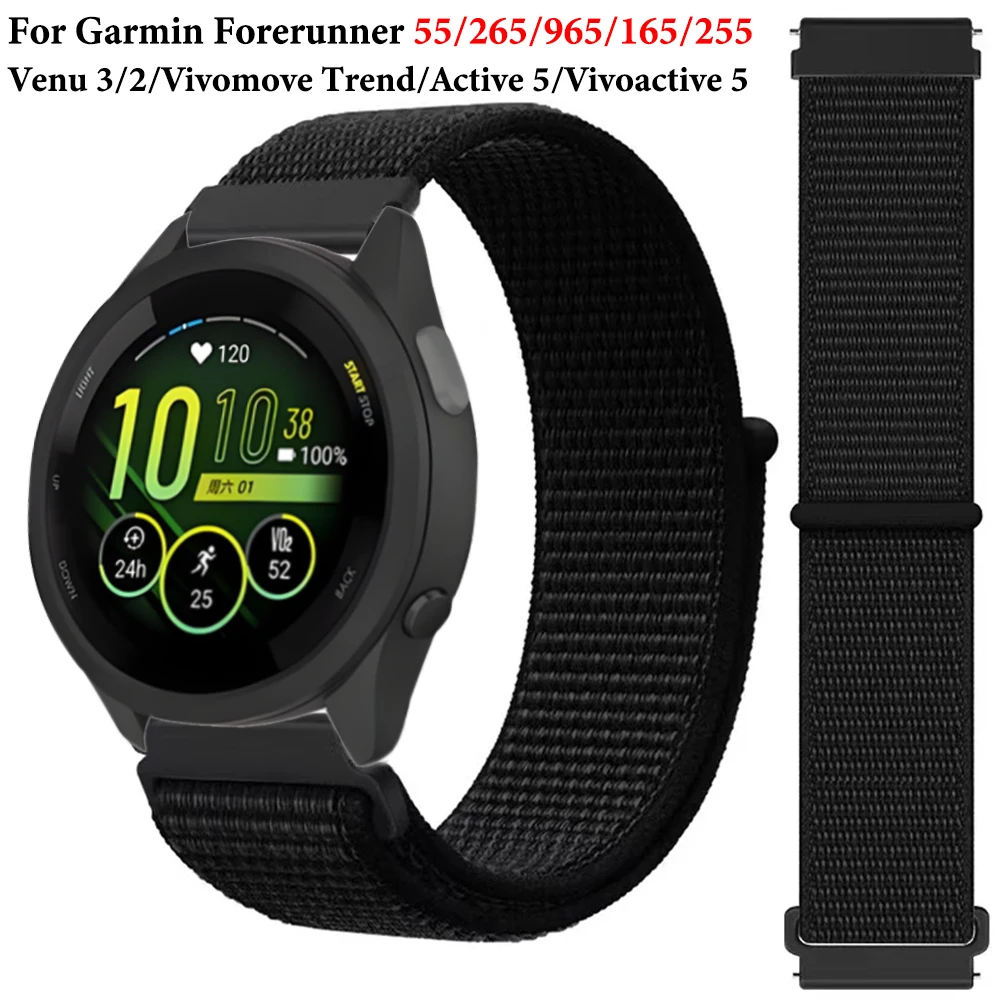 Zdjęcie Nylonowy Pasek do Zegarka Garmin – Wygodny i Stylowy