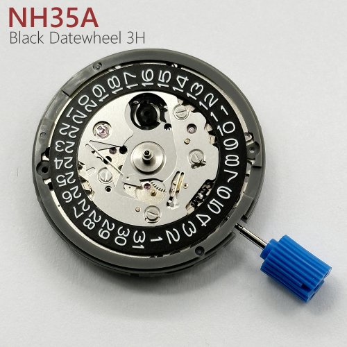 Image of Premium Japanese NH35 Automatic Watch Movement with 24 Jewels – High Accuracy Mechanical Replacement for 3H Date Watches