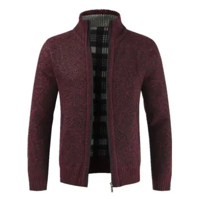 Image de Cardigan Homme Tricot Épais - Doublure Sourire & Broderie Personnalisée