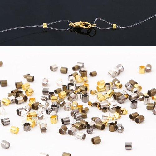 Image de Perles Sertissage Or Cuivre 500 pcs - DIY Bijoux