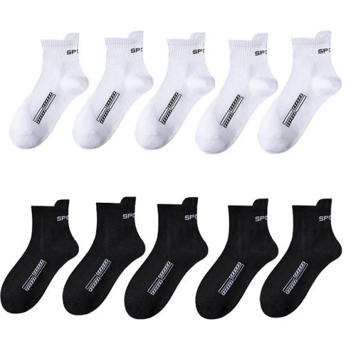 Afbeelding van 10/20Pairs Hoge Kwaliteit Heren Sokken Casual Ademend Katoen Man Run Sportsokken Lente Herfst Mannelijke Sox geschenken Plus Size 38-45