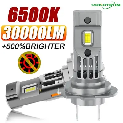 Image de Phare LED H7 Canbus 6000K - Lumière Blanche Ultra Brillante