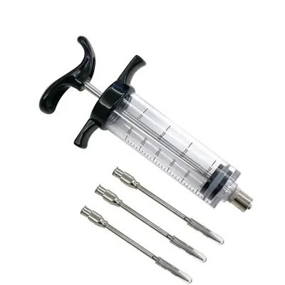 Seringue à Viande BBQ - Injecteur de Saveur Pro