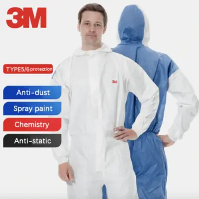 Image de Combinaison de Protection Chimique 3M 4535 - Anti-Poussière & Respirante