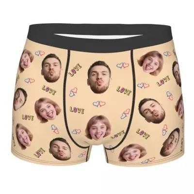 Image de Boxer Personnalisé avec Photo - Cadeau Original pour Homme