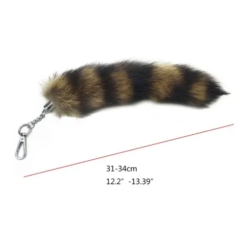 Image de Porte-clés Fourrure Renard Mignon - Accessoire Tendance