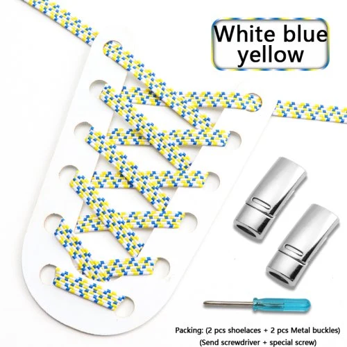 Weiß blau gelb
