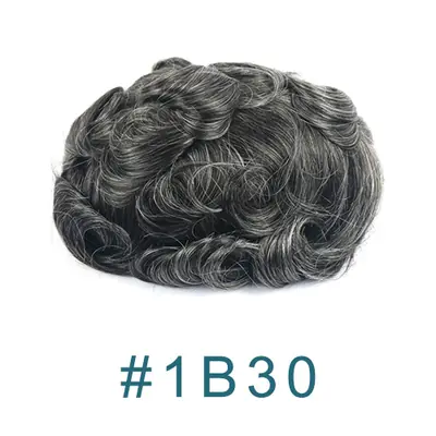 Image de Perruque Homme Naturelle 100% Cheveux Humains - Invisible & Respirante