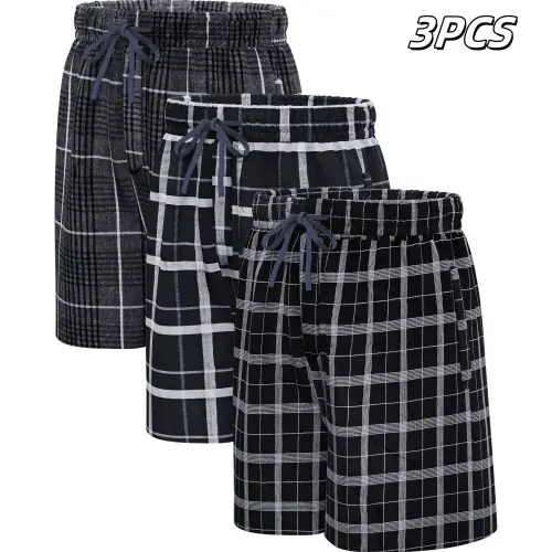 Image de Pyjama Homme 3 Pièces en Coton Bio - Confort & Style