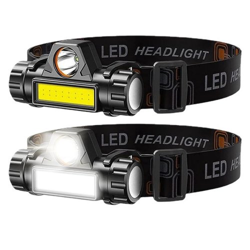 Imagen de Faro Recargable con LED COB, Potente y Magnético, Impermeable, Cabeza de Antorcha Super Brillante para Pesca al Aire Libre