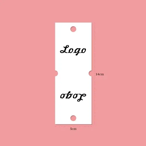 5X14cm con logo