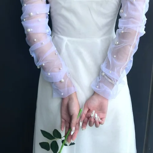 Blanco con perla