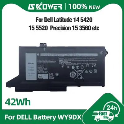 Image de Batterie d'ordinateur portable compatible Dell Latitude 5520/5420 & Precision 3560