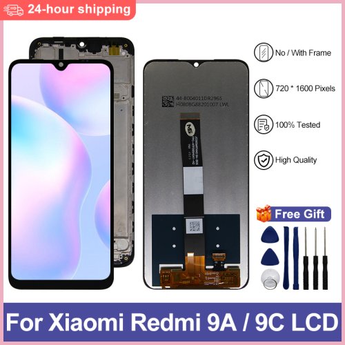 Image of Original 6.53-inch LCD Display with Touch Screen Digitizer Assembly for Xiaomi Redmi 9A and Redmi 9C (Model M2006C3LG & M2006C3MG) – High-Quality Replacement Part