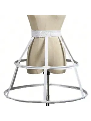 Image de Crinoline Blanche Baroque - 2 à 5 Cerceaux