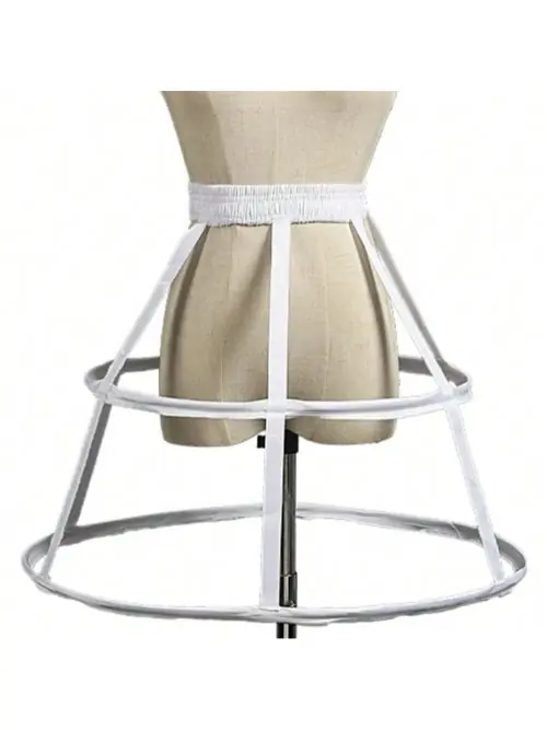 Image de Crinoline Blanche Baroque - 2 à 5 Cerceaux