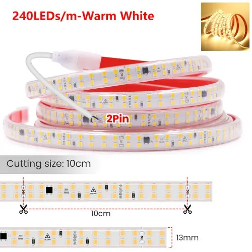 240 LED - Blanc chaud