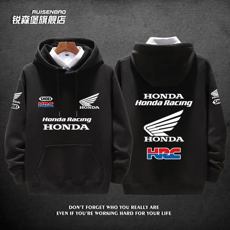 Immagine di Honda Factory Racing Team Gold Wing Felpe con cappuccio autunnali e invernali da uomo e da donna Pullover sportivi alla moda
