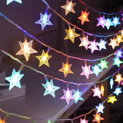 Image de Guirlande Lumineuse Étoile - Décoration Extérieure