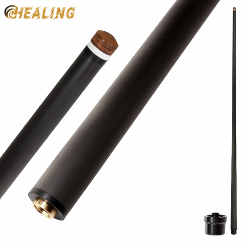 Afbeelding van Professionele 100% koolstofvezel poolkeu-as |   Low Deflection Pro Taper Design met Black Tech |   Extra reserve biljartschacht