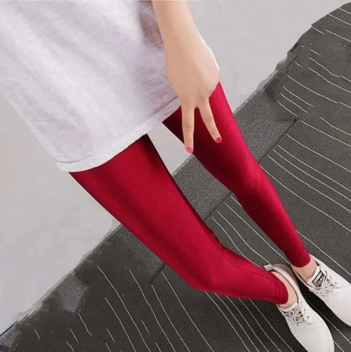 Imagen de Leggings de neón para mujer, estiramiento alto, moda primavera/otoño