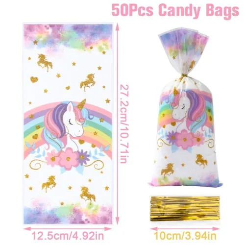 50pcs caramelo bolsas
