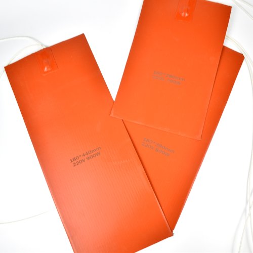 Image of Premium Flexible Silicone Heating Mat – Waterproof, Multi-Voltage Heat Pad for 3D Printers, Industrial Use & Home Applications